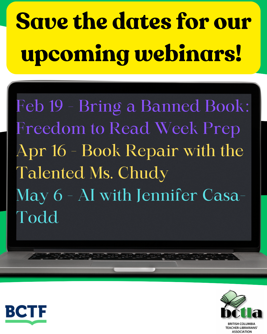 Spring 2025 Bctla Webinar Dates Bc Teacher Librarians Association